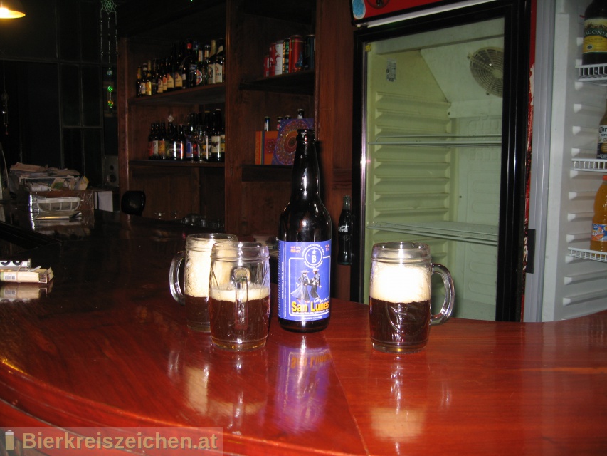 Foto eines Bieres der Marke San Lunes aus der Brauerei Finca Buena Vista