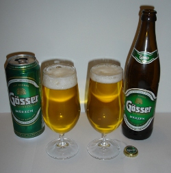 Gsser Mrzen: Vergleich Dosenbier und Flaschenbier