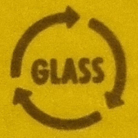 Recycling Logo Glas