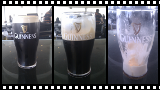 Ein Pint Guinness in der Guinness-Brauerei getrunken