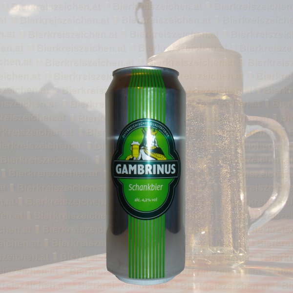 Gambrinus - Schankbier Gambrinus - Schankbier