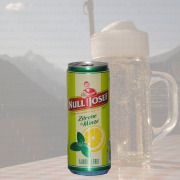 Produktfoto Null Komma Josef Radler Zitrone Minze (Bierdose)